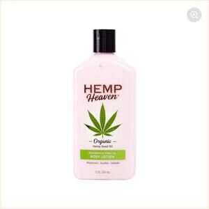 2 Bottles Hemp Heaven Strawberry Hibiscus Lotion 12 Oz New